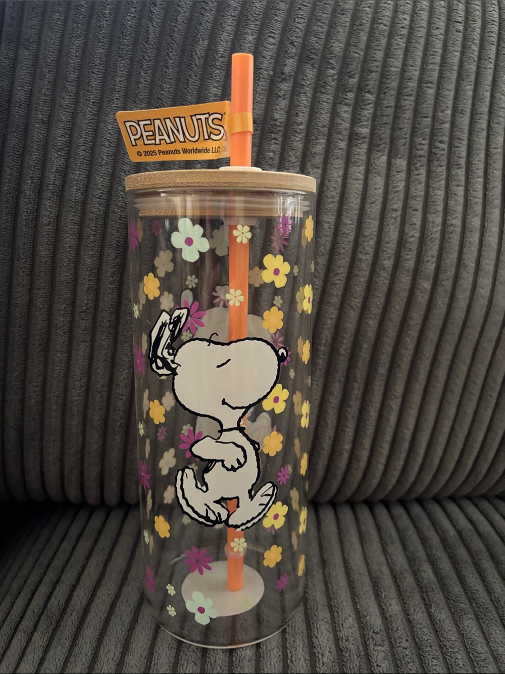 Snoopy Glass Tumbler